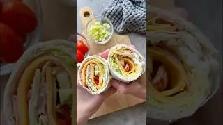 Ham and Cheese Salad Wrap