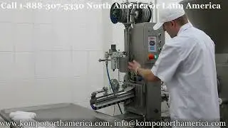 Fully automatic sausage clipper KN 32 with clips in rolls