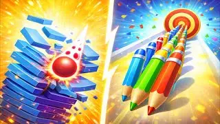 Can You Beat This? Stack Ball & Pencil Rush 🤯🔥