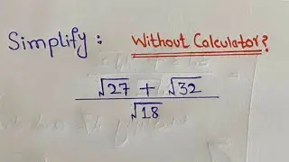 Without calculator Simplify this question| An interesting Question| Maths Olympiad |Germany Solve it