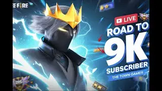 SUNDAY SPECIAL GUILD TEST & GIVE AWAY | ROAD TO 9K SUB #thetowngamer #freefire #tournament #live