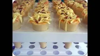 Como rechear pizza cone.