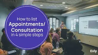 How to list appointments & consultation sessions ? | Exly