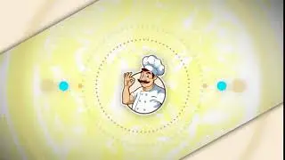 1021 v2 -  Colorful Minimal Logo Reveal Chef Cooking Tv Show food intro opening