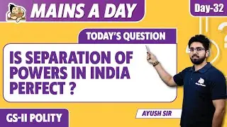 Write Answers With us - Separation of Powers
