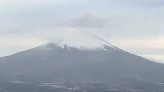風が強かった金時山（2026年1月11日）