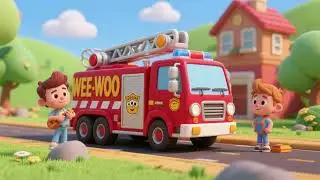 Fire Truck Wee-Woo Rescue Song | Kids Songs & Nursery Rhymes
