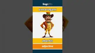 🇬🇧🇹🇷 extravagant - abartılı : learn English : İngilizce &ouml;ğrenelim : vocabulary builder