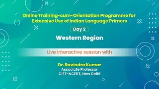 Online Training-cum-Orientation Programme for Extensive Use of Indian Language Primers