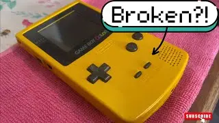 Gameboy Color Easy Button Fix | Retro Repairs 🪛