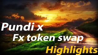 Pundi x token swap/staking highlights