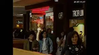 footage from a mall in California in the early 1990's.