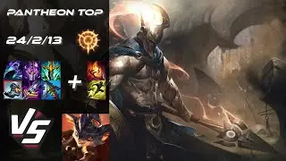 TOP Pantheon vs Rumble - EU Grandmaster Patch 25.S2.8