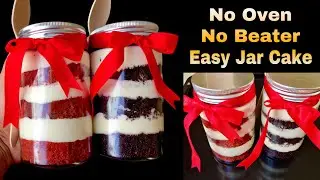 എളുപ്പത്തിൽ ഒരു ജാർ കേക്ക്😋✅|| Red Velvet Jar Cake | Chocolate Jar Cake | Easy Jar Cake Malayalam