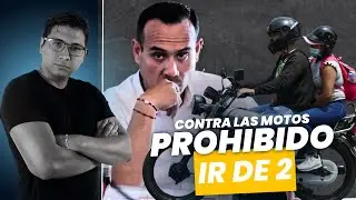 NO PODRAS ir de 2 en MOTO | se prohibe circular de 2 en per&uacute;.