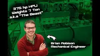 Large Custom 375 hp Hydraulic Power Unit (HPU)