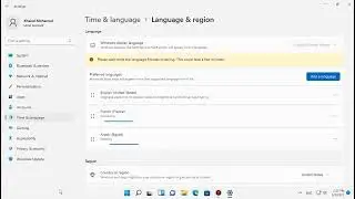 Change & Add  Keyboard Language on Windows 11.