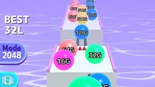Ball run 2048 game play live stream
