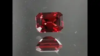 Pigeon blood garnet trimmed baguette top quality high grade garnet