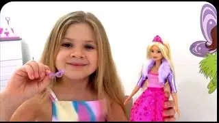 #1 Sparkling Barbie Playtime in a Pink Paradise !