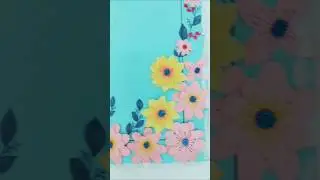 Wall chart for school decorations 🌸👍 #art #flowers