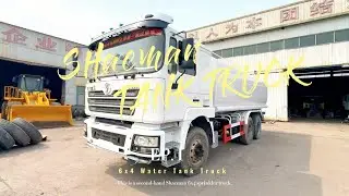 Multfunctional SHACMAN 6x4 Water Tanker: Best Choice for Dust Control & Water Transport