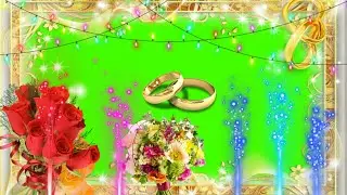 Wedding Green screen effects animations HD | wedding background effects chroma key | by Crazy Editor