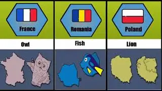 Countries Map That Looks like Animals