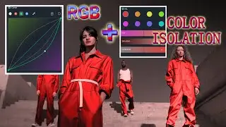 Color Isolation + RGB Curve + Color Changing - Filmora 11 Tutorial