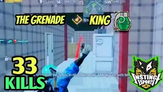 lnes Badrev The Grenade King। 33 Kills Classic Match In Team Ines। Pubg mobile