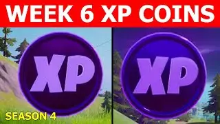 All *WEEK 6* Purple XP Coins Locations! Fortnite Week 6 XP Coin Locations!