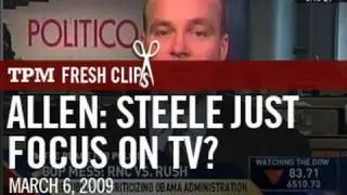 Allen: Steele Just Focus  On TV?