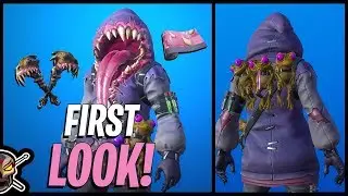 BIG MOUTH First Look & Gameplay | GNASHERS | Toothsome Wrap | Widow's Web (Fortnite Battle Royale)