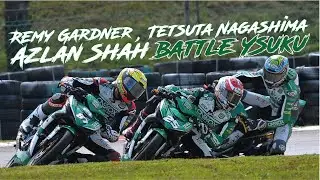 Bila Remy Gardner , Tetsuta Nagashima dan Azlan Shah battle YSuku #OneXoxTkkrSagTeam #MalaysianGP