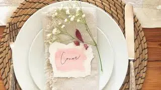Watercolor Place Cards