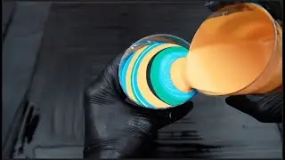 Large Canvas Liquid GOLD | Acrylic Pour Painting