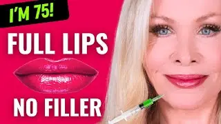 How I Keep my Lips Full & Plump at 75 Without Fillers!