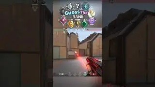 Guess the Rank of this player 🤣 #valorant
