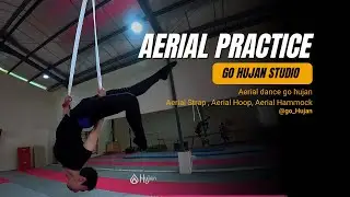 AERIAL PRACTICE At Go Hujan Studio #gohujan #aerialclass 