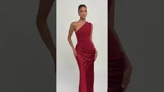 The Perfect🥀 Our SADONA Maxi Dress in Deep Red❤️Blush💕& Ivory🤍#fashion #model #style #outfit #shorts