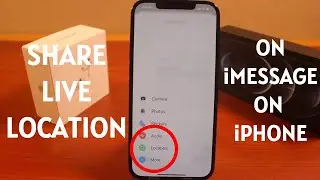 How to Share Live Location on iMessage on iPhone