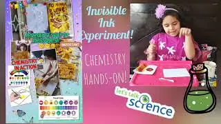 Invisible Ink Adventures: Explore Chemistry in Secret Message Writing! DIY Hands-on STEM activity