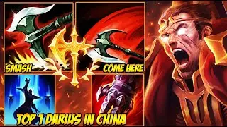 WILD RIFT CHINA TOP 1 DARIUS - DARIUS FEELS UNSTOPPABLE IN SEASON 20