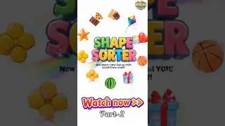 Угадай фигуру! Веселая обучающая игра для детей (часть 2) #KidsLearning