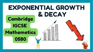 Exponential Growth and Decay Questions - IGCSE Mathematics 0580 #igcse #math #compounding #growth