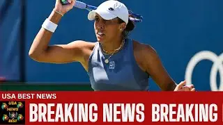 Madison Keys reacts after two WTA players decide to end their 2025 seasons