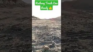 Railway Alignment Line Ready 🚊👍