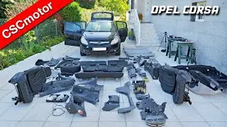 Desmontando TODO el interior del OPEL CORSA