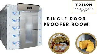 bakery equipment丨Single door proofer room丨food processing machinery