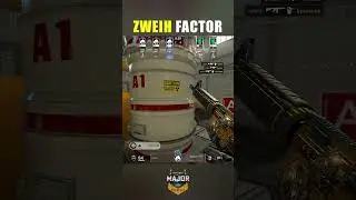 Цвай, &laquo;Фактор X&raquo; ⭐ БЕЗУМНЫЙ АС против &laquo;Фэлконс&raquo; на карте &laquo;Ньюк&raquo;! 😳🔥 #csgo #gamingshorts